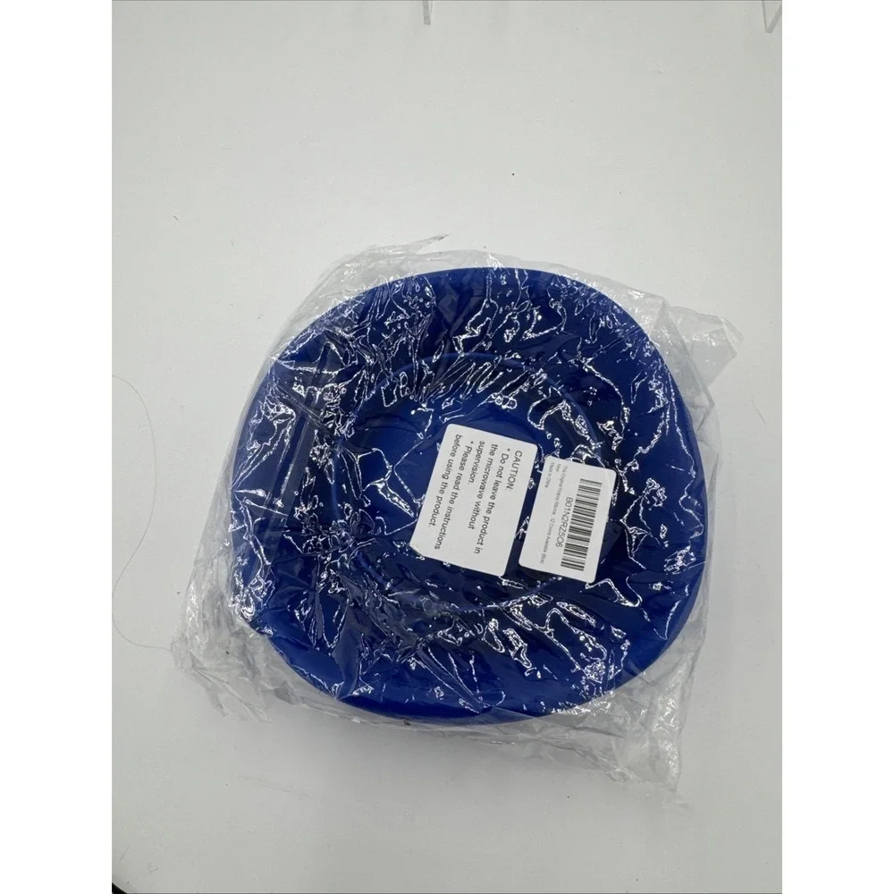 HOTPOP Microwave Popcorn Popper‎ - Blue 8x2.25 Size, Collapsible Bowl New